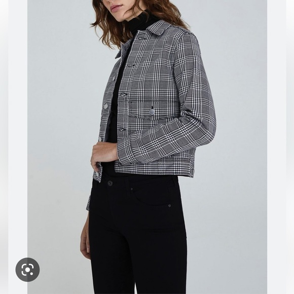 Anthropologie NWT AG The Evonne Plaid Trucker Jacket Size XS. - Picture 4 of 11